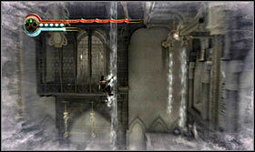 Go across the corridor and jump between the columns to get to the other side of the room - Walkthrough - The Baths - Walkthrough - Prince of Persia: The Forgotten Sands - Game Guide and Walkthrough
