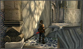 Run along the wall to the stones and go up - Walkthrough - The Observatory - Walkthrough - Prince of Persia: The Forgotten Sands - Game Guide and Walkthrough