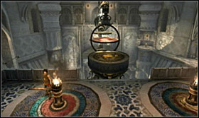 Turn the left one anticlockwise once - Walkthrough - The Observatory - Walkthrough - Prince of Persia: The Forgotten Sands - Game Guide and Walkthrough