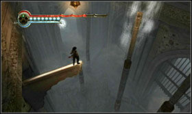 Get to the fissure and go right towards the flag - Walkthrough - The Throne Room - Walkthrough - Prince of Persia: The Forgotten Sands - Game Guide and Walkthrough