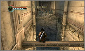 You will have the chance to use you new power right after getting out of the portal - Walkthrough - The Throne Room - Walkthrough - Prince of Persia: The Forgotten Sands - Game Guide and Walkthrough