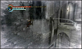 Jump towards the water stream, jump off the wall and get to the second, upper one - Walkthrough - The Aqueducts - Walkthrough - Prince of Persia: The Forgotten Sands - Game Guide and Walkthrough