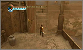 Once Ratash flies up, quickly go behind the fragment of a wall to avoid damage - Walkthrough - Solomons Tomb - Walkthrough - Prince of Persia: The Forgotten Sands - Game Guide and Walkthrough