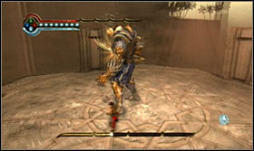 The second fight with Ratash is identical as the first one for the most time - attack his calf with the Power Attack - Walkthrough - Solomons Tomb - Walkthrough - Prince of Persia: The Forgotten Sands - Game Guide and Walkthrough