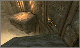 Ride down the flags and be careful, as you only have a fraction of a second to make a proper jump - Walkthrough - Solomons Tomb - Walkthrough - Prince of Persia: The Forgotten Sands - Game Guide and Walkthrough