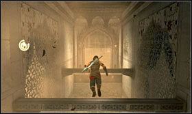 Bounce off the walls to activate the switch - Walkthrough - The Palace - Walkthrough - Prince of Persia: The Forgotten Sands - Game Guide and Walkthrough