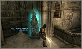 The sarcophagus can be found in the room with the mechanism opening the path to the further part of the fortress, where the Prince will face the first boss - Sarcophaguses - Walkthrough - Prince of Persia: The Forgotten Sands - Game Guide and Walkthrough