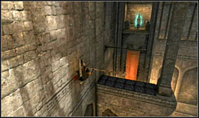 Once you get through the fragment in which you were running behind the crate with arrows shooting from the walls, stop right behind the crate - Sarcophaguses - Walkthrough - Prince of Persia: The Forgotten Sands - Game Guide and Walkthrough