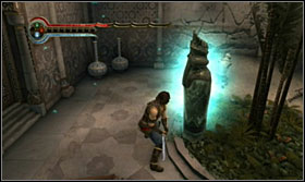 The first sarcophagus is visible without having to turn aside from the main road - Sarcophaguses - Walkthrough - Prince of Persia: The Forgotten Sands - Game Guide and Walkthrough
