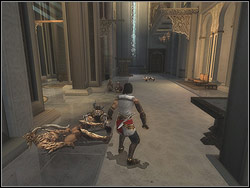 Kill quick the Guard being on duty near the door - The Palace Balcony - Walkthrough - Prince of Persia: The Two Thrones - Game Guide and Walkthrough
