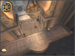 Leave the room with spring with exit on the left - The Palace Balcony - Walkthrough - Prince of Persia: The Two Thrones - Game Guide and Walkthrough