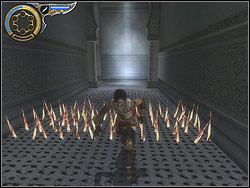 Head for the corridor right from the fountain - The Palace - Walkthrough - Prince of Persia: The Two Thrones - Game Guide and Walkthrough