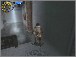There is a short section of the safe way in front of you, after which the abyss will stop you - The Palace - Walkthrough - Prince of Persia: The Two Thrones - Game Guide and Walkthrough
