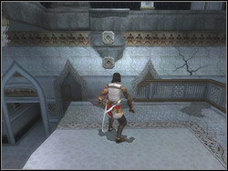 Leave the gap and go to the building on the center of the hall - The Ruined Palace - Walkthrough - Prince of Persia: The Two Thrones - Game Guide and Walkthrough