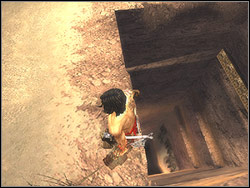 Arduous climbing upwards awaits you now - The Tunnels - Walkthrough - Prince of Persia: The Two Thrones - Game Guide and Walkthrough