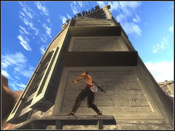 Clamber up the catwalk, look upwards - The Tunnels - Walkthrough - Prince of Persia: The Two Thrones - Game Guide and Walkthrough