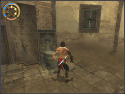 Enter the building and exit to the street with the corridor - The Fortress - Walkthrough - Prince of Persia: The Two Thrones - Game Guide and Walkthrough