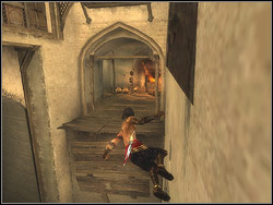 You will be attacked by new kind of enemies - Hunting Hounds - The Lower City - Walkthrough - Prince of Persia: The Two Thrones - Game Guide and Walkthrough