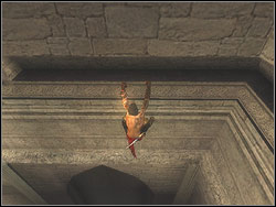 Jump to the ledge in the opposite wall - The Temple Rooftops - Walkthrough - Prince of Persia: The Two Thrones - Game Guide and Walkthrough