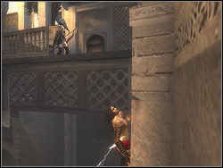 Follow with the corridor right ahead until you will reach the border of the abyss - The Bowery - Walkthrough - Prince of Persia: The Two Thrones - Game Guide and Walkthrough