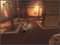 Jump over the rail of the terrace and enter to the door to the right - The Bowery - Walkthrough - Prince of Persia: The Two Thrones - Game Guide and Walkthrough