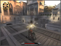 You will clash with Mahastis blade during the fight you will begin wrestle with knives - The Brothel - Walkthrough - Prince of Persia: The Two Thrones - Game Guide and Walkthrough