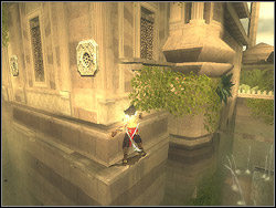 Go over the gate to the balcony - The City Gardens - Walkthrough - Prince of Persia: The Two Thrones - Game Guide and Walkthrough