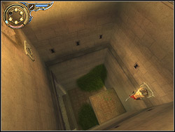 Move over the corridor right, localize the relief in the wall above you - The Upper City - Walkthrough - Prince of Persia: The Two Thrones - Game Guide and Walkthrough