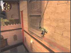 Come up under the elevation with closed shutters - The Promenade - Walkthrough - Prince of Persia: The Two Thrones - Game Guide and Walkthrough