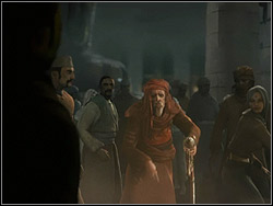 Here is the order of directions you have to put on mechanisms and to deliver to the statue so that it can move painlessly through the chamber: left, front, left, front, front, right, back, right, front, right, front, left, front - The Royal Workshop - Walkthrough - Prince of Persia: The Two Thrones - Game Guide and Walkthrough
