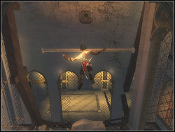 Switching on the panoramic view will help to determine the region where you may go now - The Palace Entrance - Walkthrough - Prince of Persia: The Two Thrones - Game Guide and Walkthrough