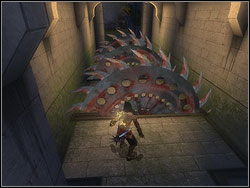 There are three large saws in the floor in front of you - The Structure's Mind - Walkthrough - Prince of Persia: The Two Thrones - Game Guide and Walkthrough