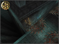 Take off backwards to the opposite wall now, and you will reach the oblong crack in the wall - The Well of Ancestors - Walkthrough - Prince of Persia: The Two Thrones - Game Guide and Walkthrough
