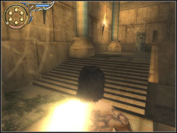 Turn to the left over corridor, run up the stairs - The Underground Cave - Walkthrough - Prince of Persia: The Two Thrones - Game Guide and Walkthrough