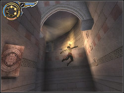 Turn over the corridor to the right and reach the precipice brink - The Lower Tower - Walkthrough - Prince of Persia: The Two Thrones - Game Guide and Walkthrough