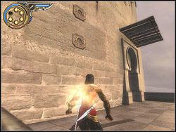 You are on the terrace outside the tower - The Middle Tower - Walkthrough - Prince of Persia: The Two Thrones - Game Guide and Walkthrough