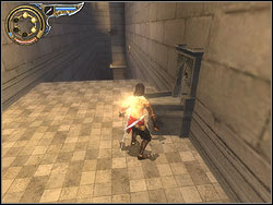 Turn to the wall you were running over recently and jump to it - The Middle Tower - Walkthrough - Prince of Persia: The Two Thrones - Game Guide and Walkthrough
