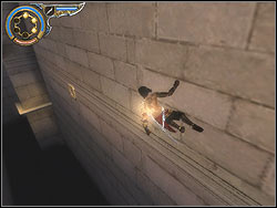 Come up to the abyss, left from the fountain - The Upper Tower - Walkthrough - Prince of Persia: The Two Thrones - Game Guide and Walkthrough
