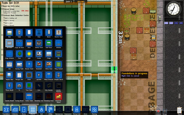 3 - Foundations - Prison Architect - Game Guide and Walkthrough