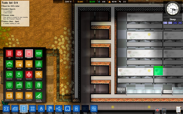 It lets you save some money, but doesn't look too good - the effect is much better when the solitary is protected by a tough iron door (screen above) - Solitary - Rooms - Prison Architect - Game Guide and Walkthrough