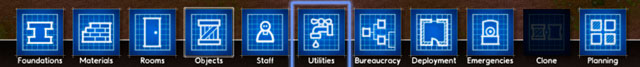 Installing given parts of the system isn't particularly complicated - just enter the utilities menu in the lower part of the interface (screen above) and properly choose given elements - Utilities - Prison Architect - Game Guide and Walkthrough