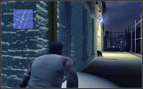 Wait for the guard to turn around, jump down and hide behind the curtain - Walkthrough - Chapter 6 - Walkthrough - Prison Break: The Conspiracy - Game Guide and Walkthrough