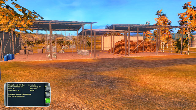 The warehouse is one of the structures on the farm - Farm buildings - Elements of the game - Professional Farmer 2014 - Game Guide and Walkthrough