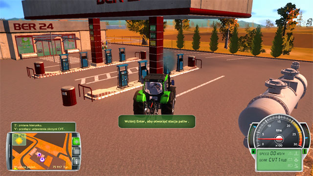 In the North-Western part of the map, there is one of the petrol stations. - Buildings on the minimap - Elements of the game - Professional Farmer 2014 - Game Guide and Walkthrough