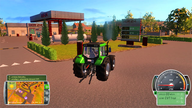 to the South-East of the map, there is another petrol station. - Buildings on the minimap - Elements of the game - Professional Farmer 2014 - Game Guide and Walkthrough