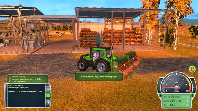 You can fill the seed drill in the warehouse, on your farm. - Cultivated plants - Elements of the game - Professional Farmer 2014 - Game Guide and Walkthrough