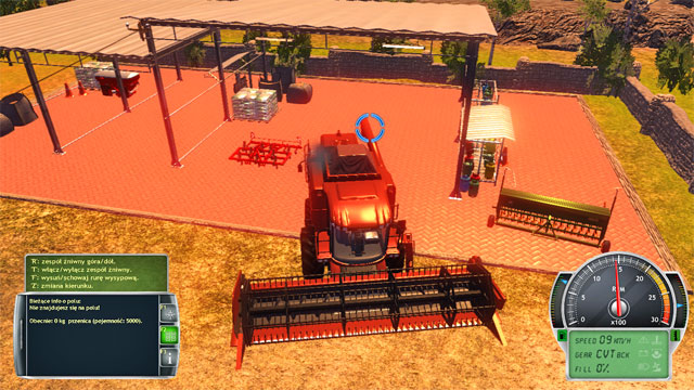 Return to the farm with the harvester. - Getting acquainted with the farm and first works - The Career Mode - Professional Farmer 2014 - Game Guide and Walkthrough