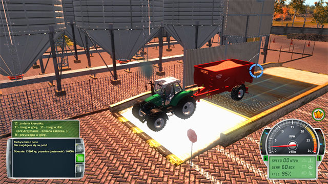 Unload the grain in the marked area and you will receive money immediately afterwards. - The next assignments - The Career Mode - Professional Farmer 2014 - Game Guide and Walkthrough