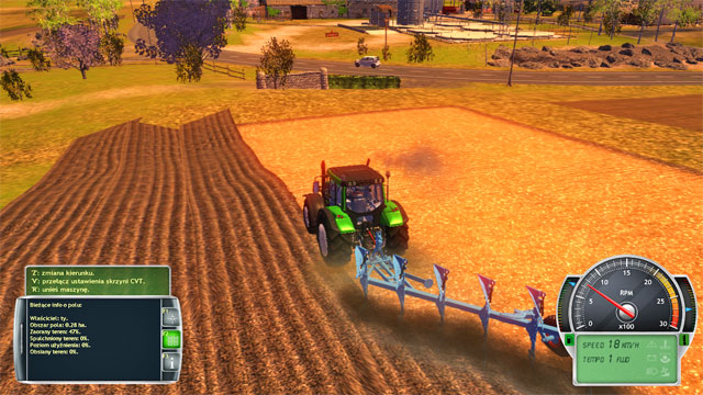 Plow, using the new equipment, all the fields that you own. - The third season - The Career Mode - Professional Farmer 2014 - Game Guide and Walkthrough