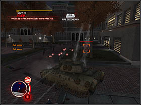 Get out of the base and enter the armored vehicle standing next to the gate - The Wheels of Chance - Walkthrough - Prototype - Game Guide and Walkthrough
